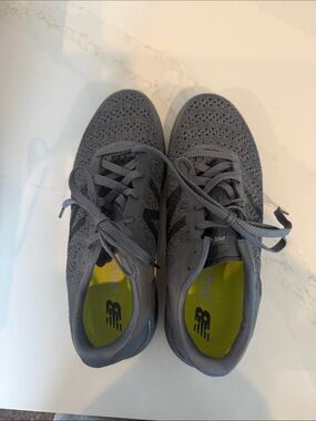 Men's New Balance Prevail Gray Knit Athletic Sneakers with Lime Insoles, NWOT